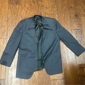 Saks Fifth Avenue Black Label Charcoal Blazer